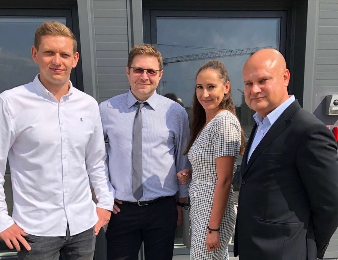 Karol Torz, Marcin Rutkowski, Dagmara Krupniewska, and Thomasz Majewski