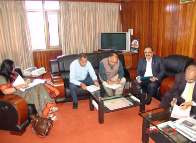 Signing ceremony between Sami Labs, Indian Institute of Integrated Medicine (IIIM), Jammu and Indian Council of Medical Research (ICMR) for licensing of two patents.