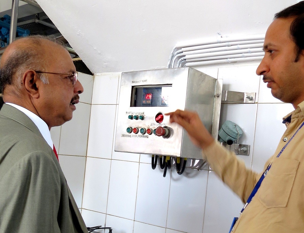 Agitated Nutsche Filter & Drier (ANFD) inaugurated by Dr. Majeed at Sami Labs Corporate R&D office