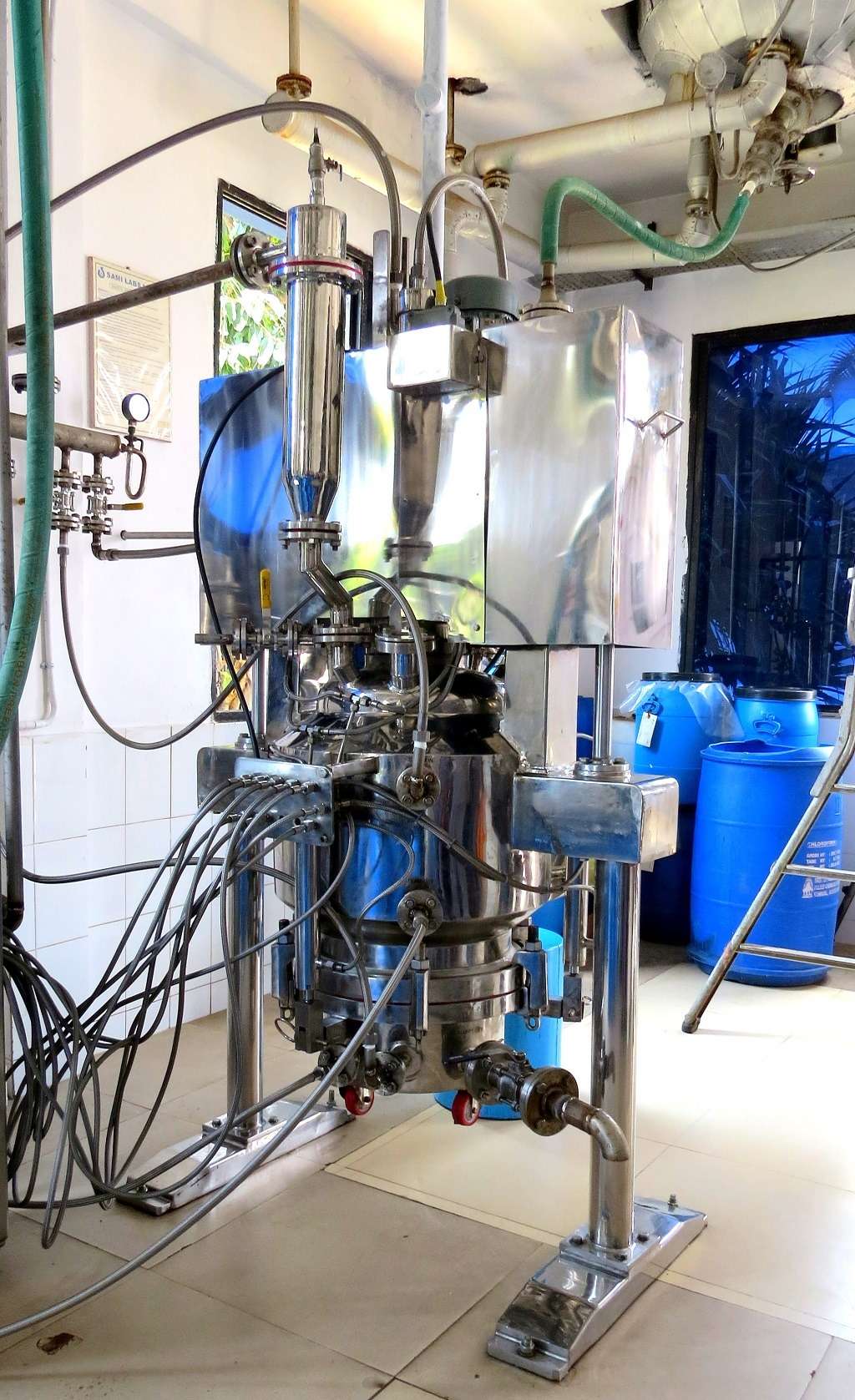 Agitated Nutsche Filter & Drier (ANFD) inaugurated by Dr. Majeed at Sami Labs Corporate R&D office