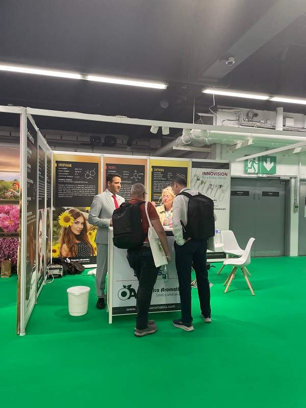 Organica Aromatics in association with Sami-Sabinsa Europe puts up a great show at the SIMPPAR 2023 Expo, Paris