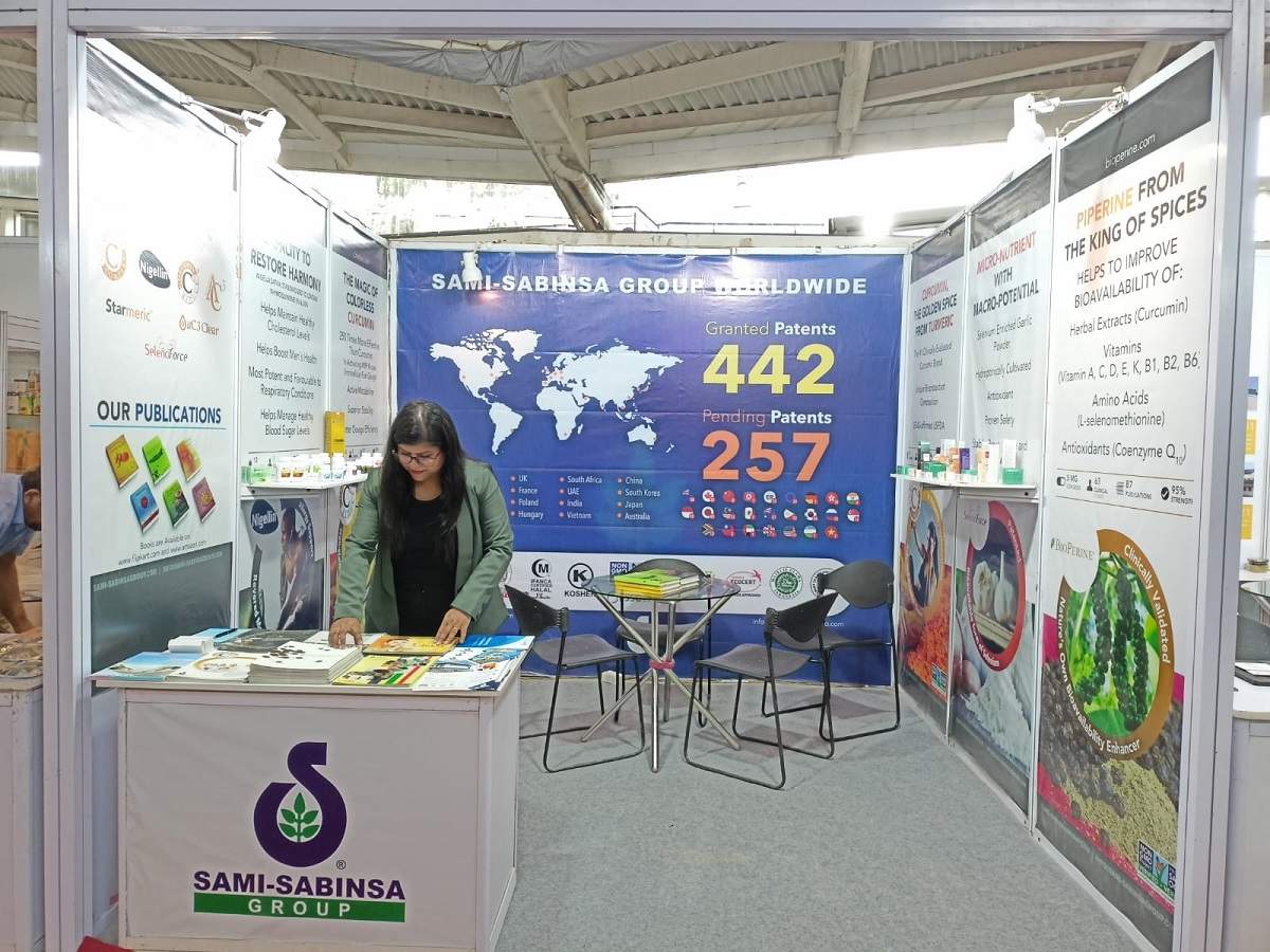 Sami-Sabinsa Showcases its Ingredients at 14th World Spice Congress, Mumbai (India)
