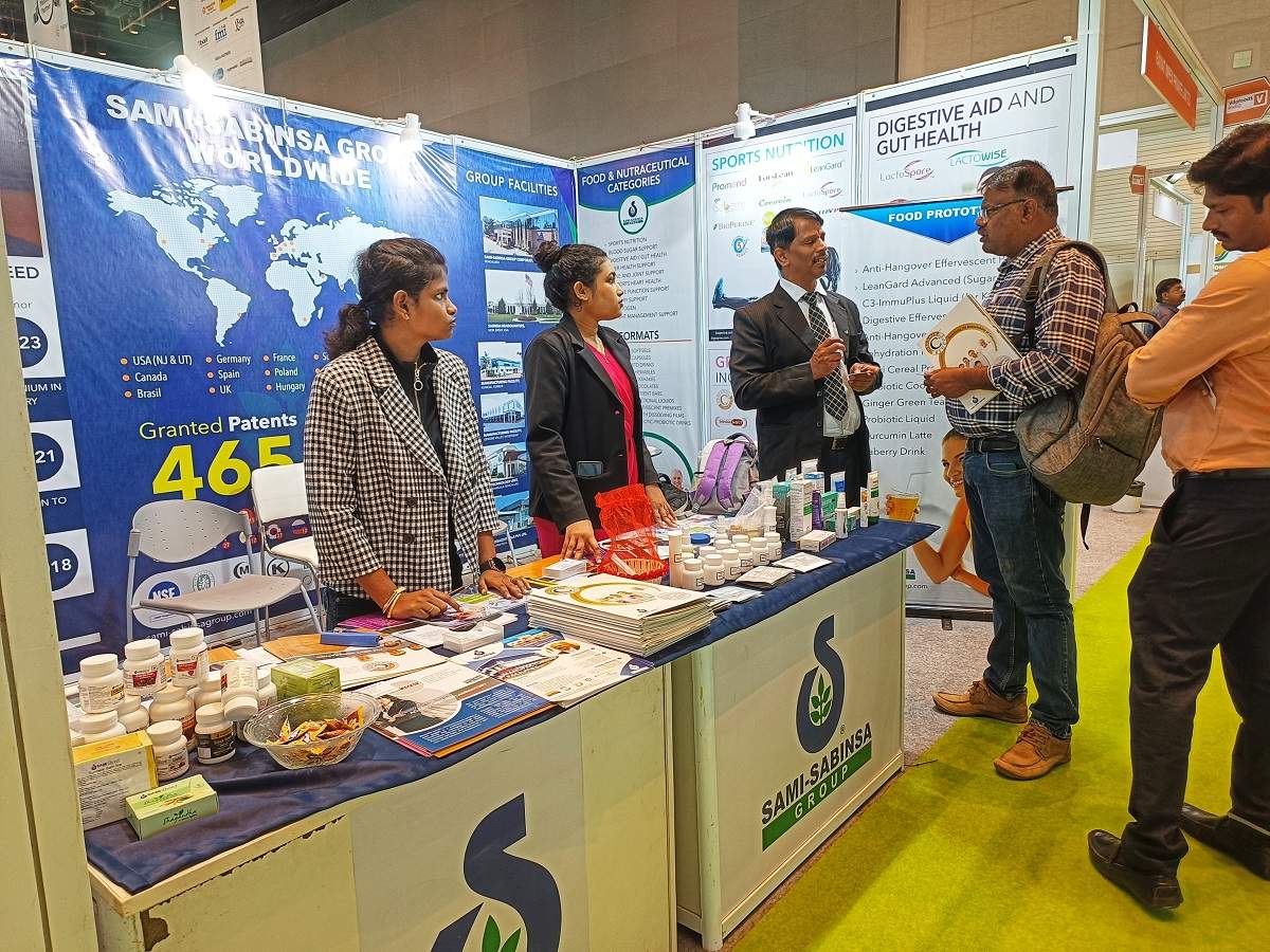 Sami-Sabinsa Group Exhibits at Vitafoods India 2024 Expo, 13 - 15 February 2024, Mumbai, India