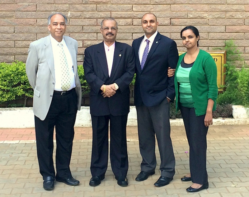Founder, Sami-Sabinsa Group of Companies Muhammed Majeed, Ph.D. Along with His Scientific Group Meets Bharat B. Aggarwal