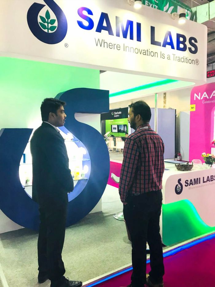 Sami Labs exhibits its potential at CPhI & P-MEC India event