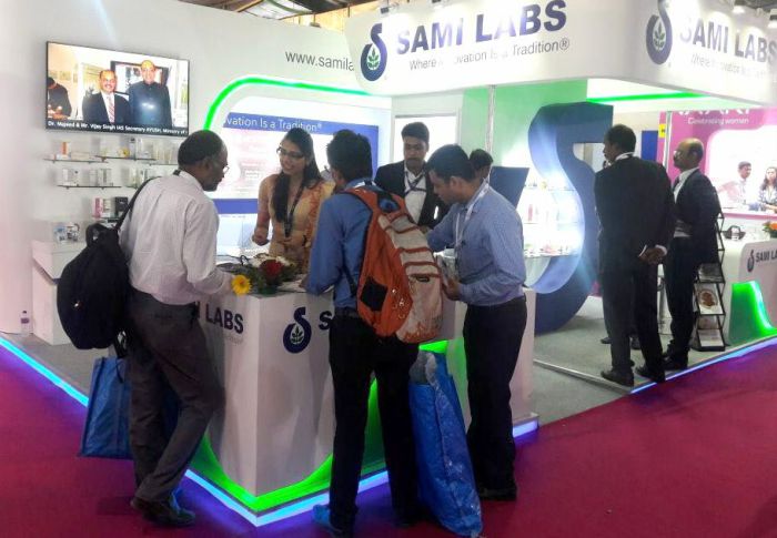 Sami Labs exhibits its potential at CPhI & P-MEC India event