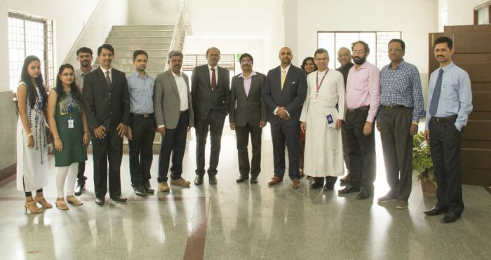 Mr. Shaheen Majeed, President, Sabinsa Worldwide delivers a presentation at the Academia-Industry Collaboration Workshop - 2018