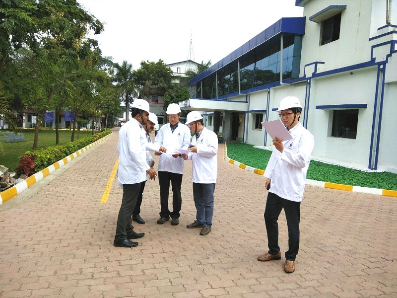 Korean Agency of HACCP Accrediation and Services (Korean FDA) visit our Kunigal facility on Nov 15th, 2017 to inspect the production