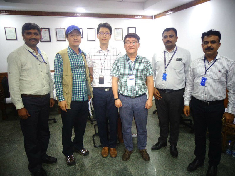 Korean Agency of HACCP Accrediation and Services (Korean FDA) visit our Kunigal facility on Nov 15th, 2017 to inspect the production