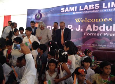 Former President of India, Dr APJ Abdul Kalam Visits Sami Labs
