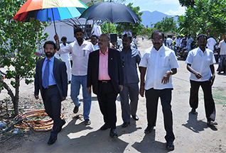 Dr Majeed Felicitates Contract Farmers of Turmeric and Coleus
