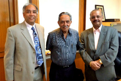 Founder, Sabinsa/Sami group of companies Muhammed Majeed, Ph.D. along with his scientific group meets Bharat B. Aggarwal, Ph.D., Professor, Department of Experimental Therapeutics, MD Anderson Cancer Center, Houston, TX, USA