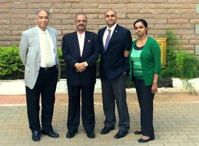 Founder, Sabinsa/Sami group of companies Muhammed Majeed, Ph.D. along with his scientific group meets Bharat B. Aggarwal, Ph.D., Professor, Department of Experimental Therapeutics, MD Anderson Cancer Center, Houston, TX, USA